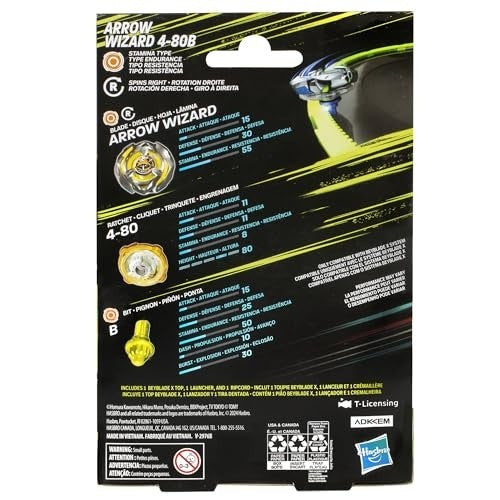 BEYBLADE X STARTER PACK AST - ARROW WIZARD 4-80B