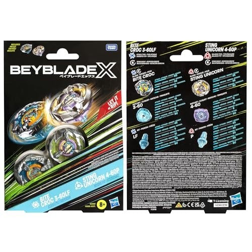 Beyblade X Duel Pack - Bit Croc & Sting Unicorn