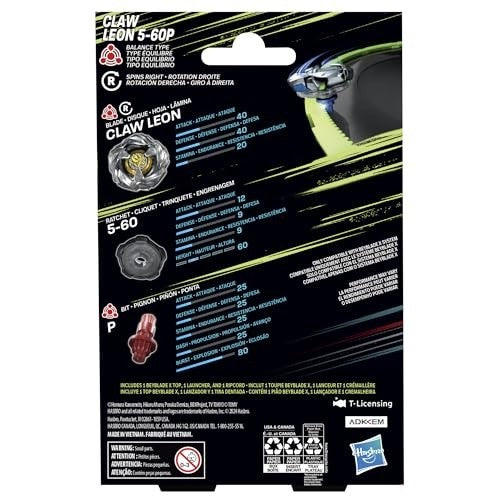 Beyblade X Starter Pack Ast - Claw Leon 5-60p