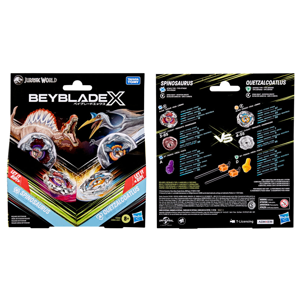 Beyblade Bbx Gravesand - SPINOSAURUS vs QUETZALCOATLUS