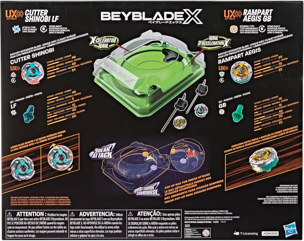 Bey Blade X Sneak Attack Battle Set