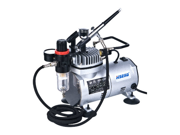 Hseng Air Compressor Kit W/hose, As-30 Airbrush