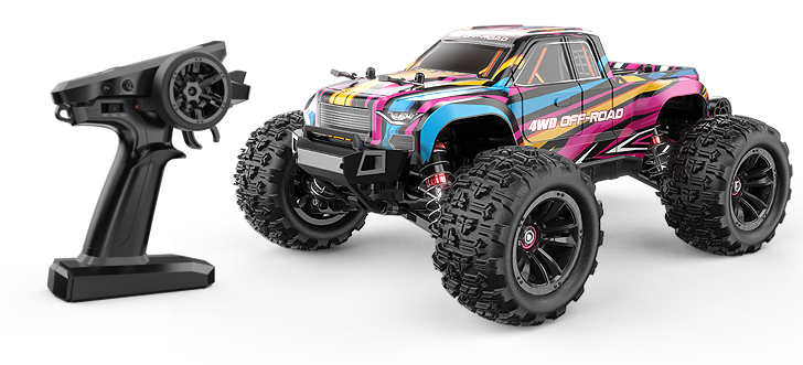 Mjx 4wd Off-road Hyper Go Brushless Rc - Pink Multi