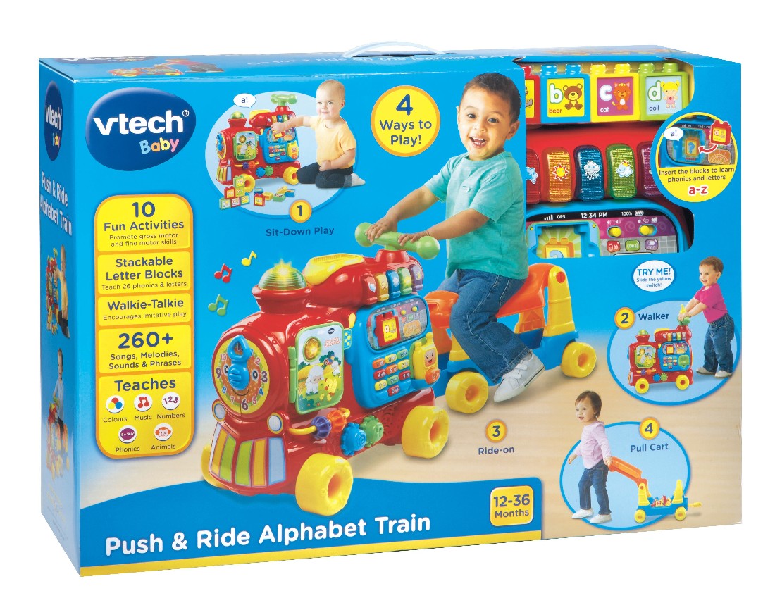 Vtech Push & Ride Alphabet Train Red