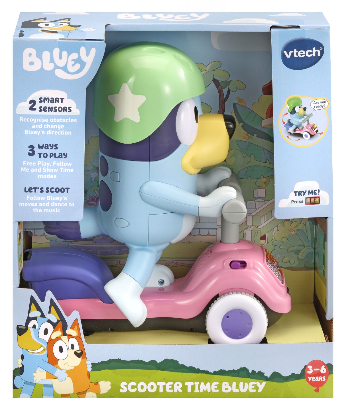 Vtech Scooter Time Bluey