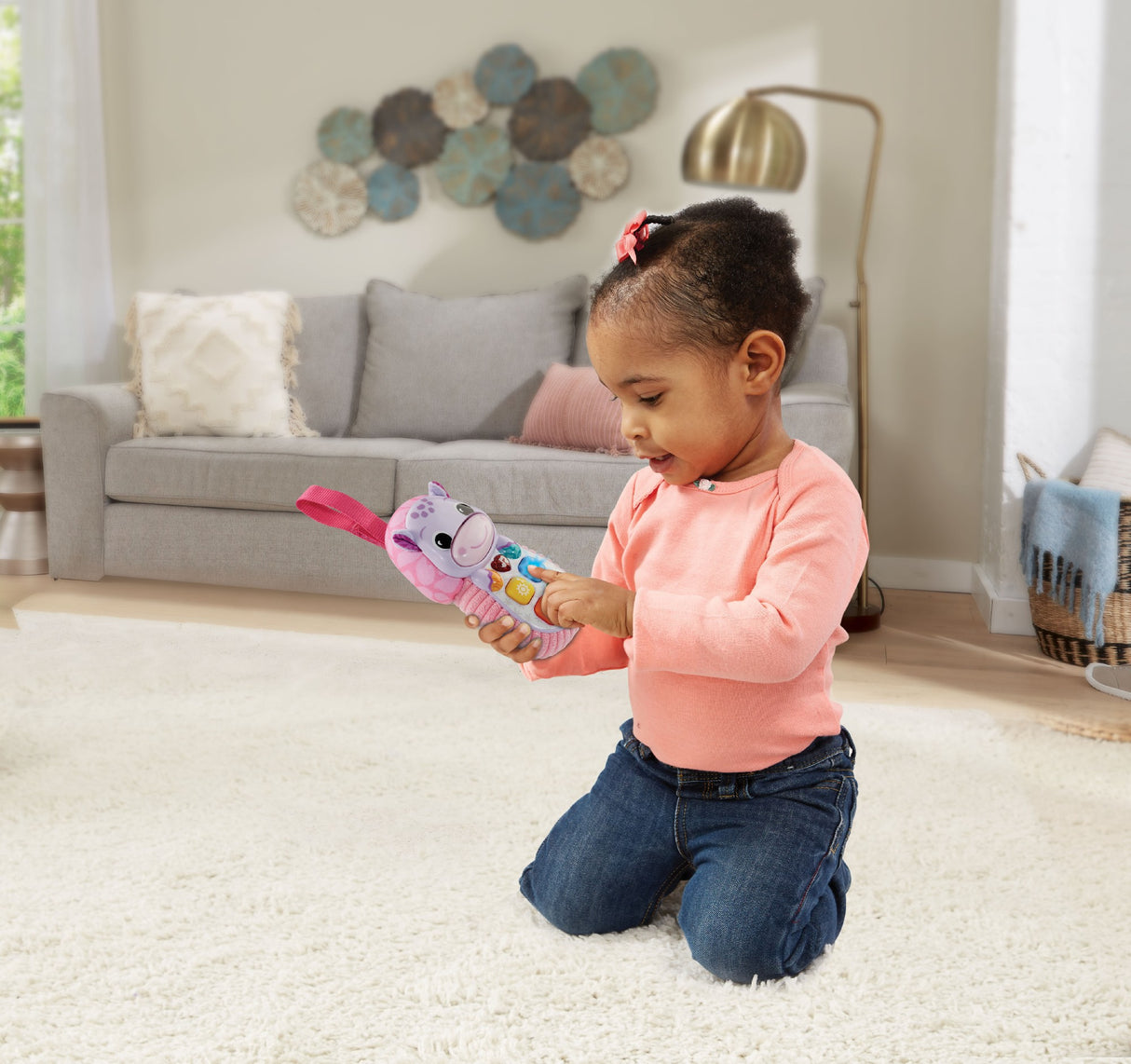Vtech Hello Hippo Phone Pink