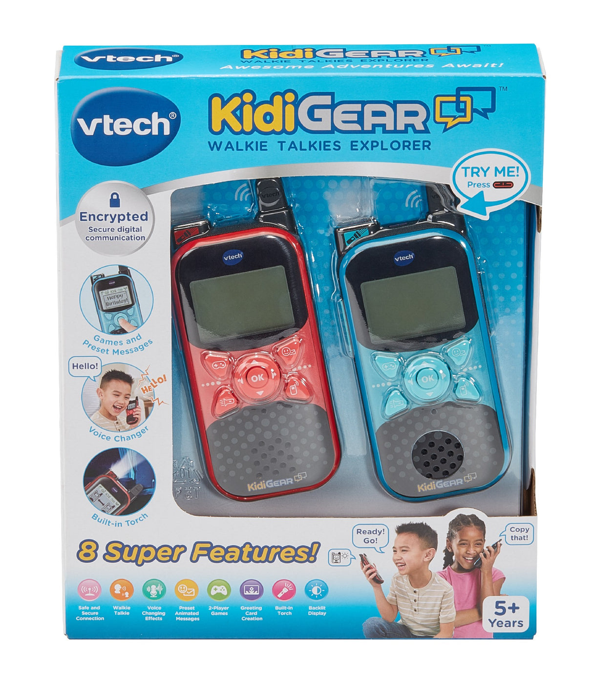 Vtech KidiGear Walkie Talkies Explorer Blue/Red