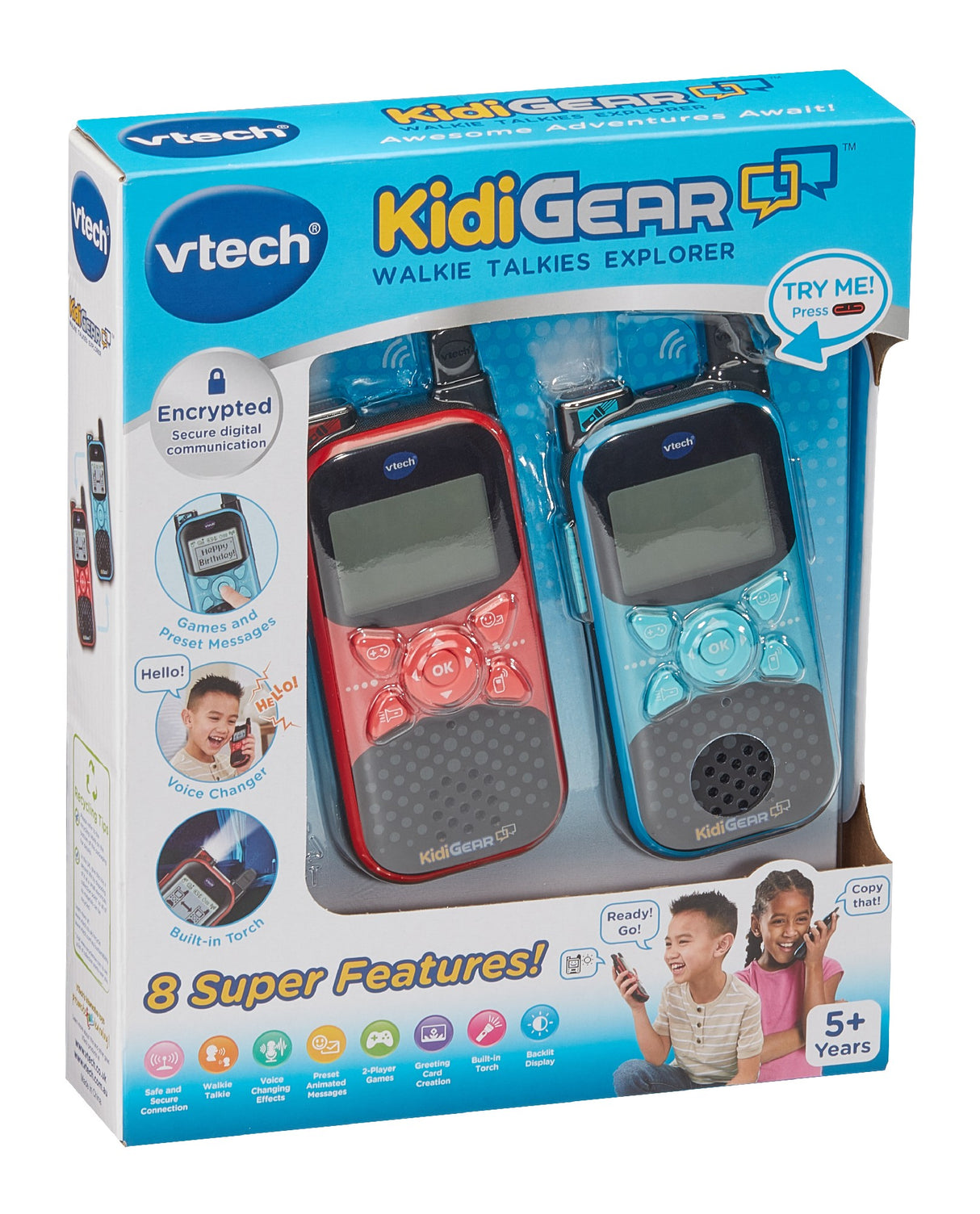 Vtech KidiGear Walkie Talkies Explorer Blue/Red