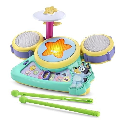 Vtech Bluey Hooray Drum Set
