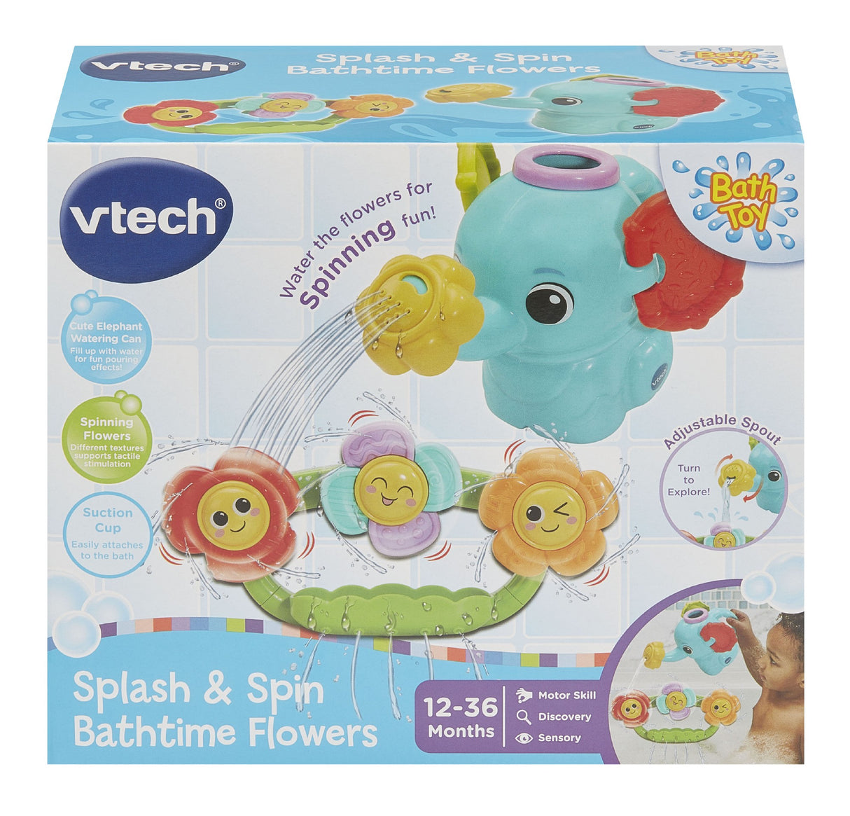 Vtech Splash & Spin Bathtime Flowers
