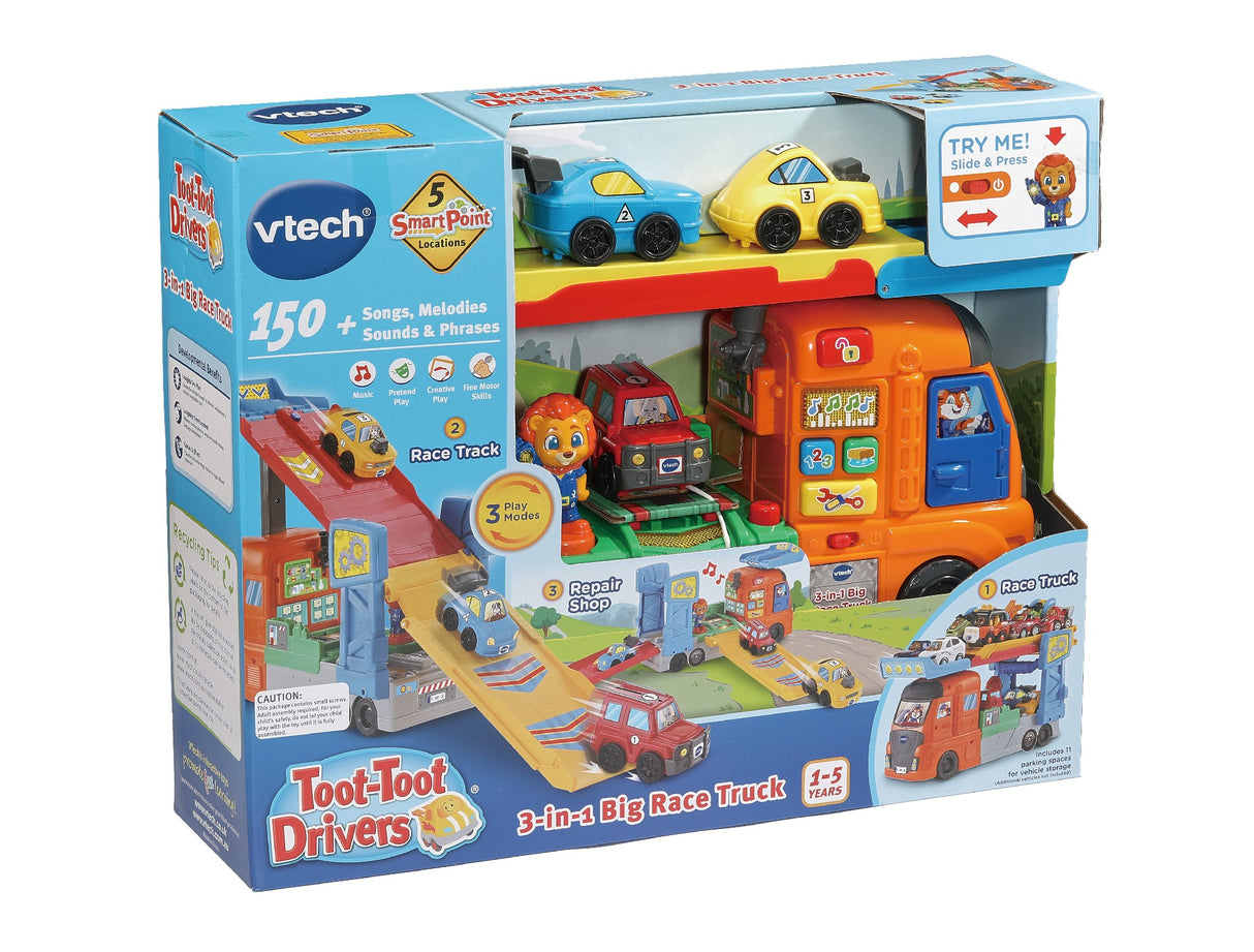 Vtech Toot-Toot Drivers 3-In-1 Big Race Truck