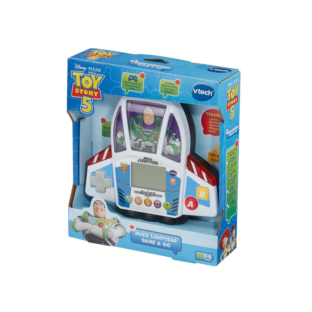 Vtech Disney Pixar Toy Story 5 Buzz Lightyear Game And Go