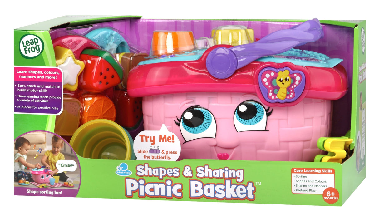 LEAP FROG SHAPES AND SHARING PICNIC BASKET