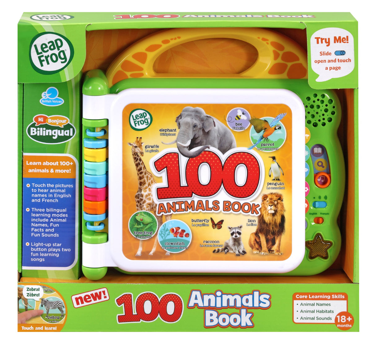LEAP FROG 100 ANIMALS BOOK