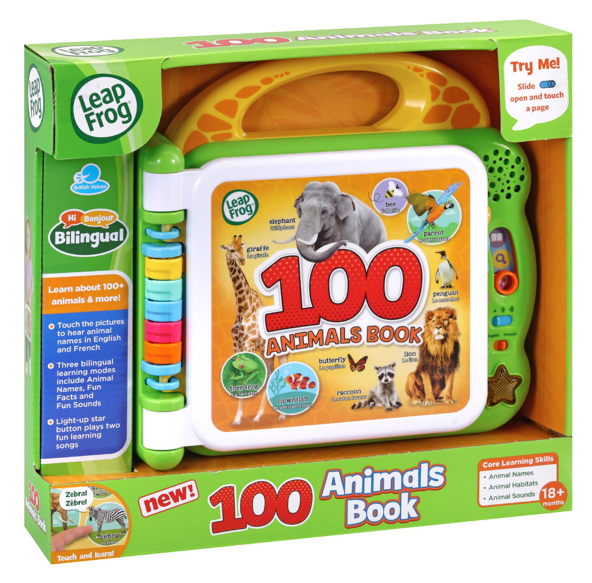 LEAP FROG 100 ANIMALS BOOK