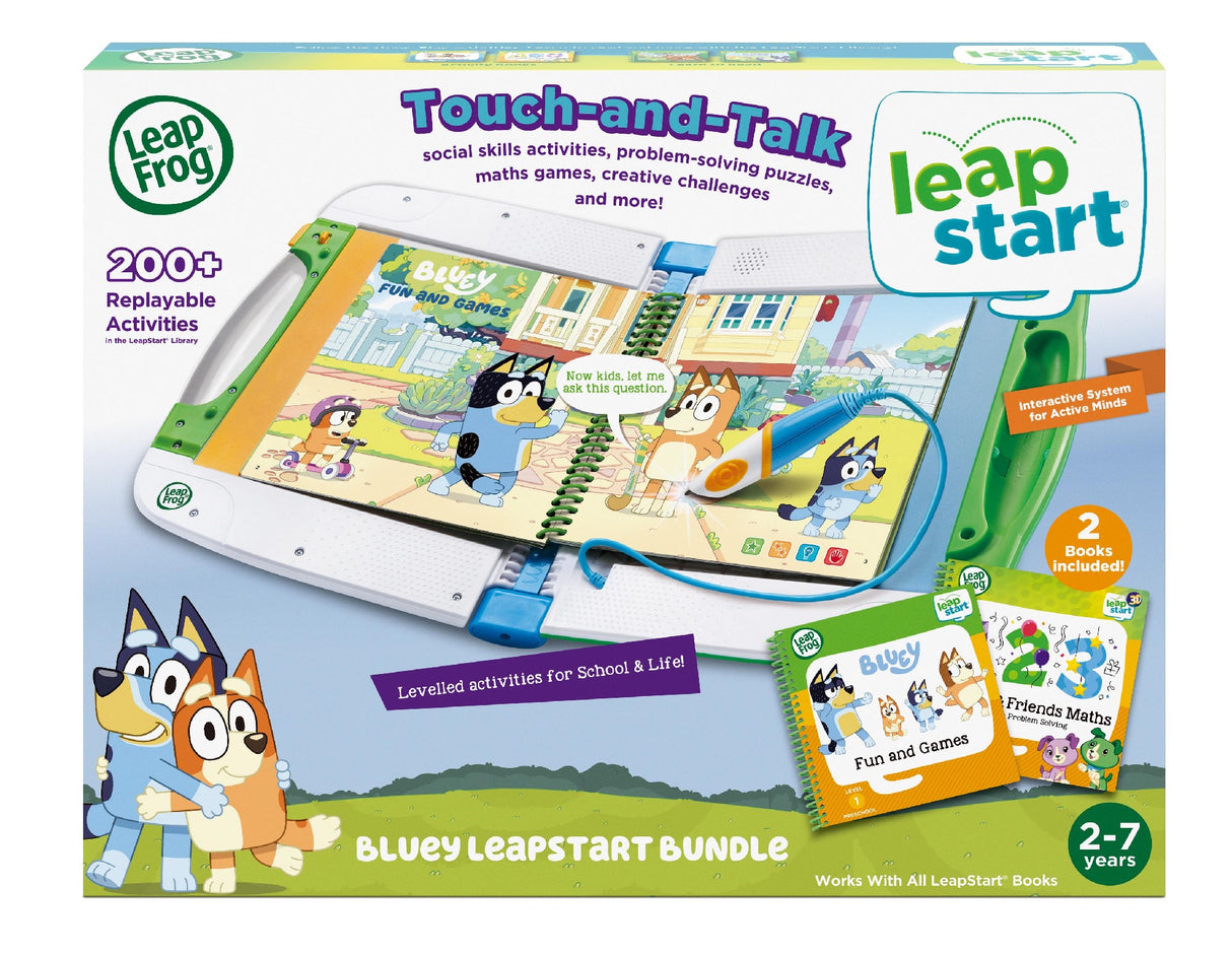 Leap Frog Bluey LeapStart Bundle Green