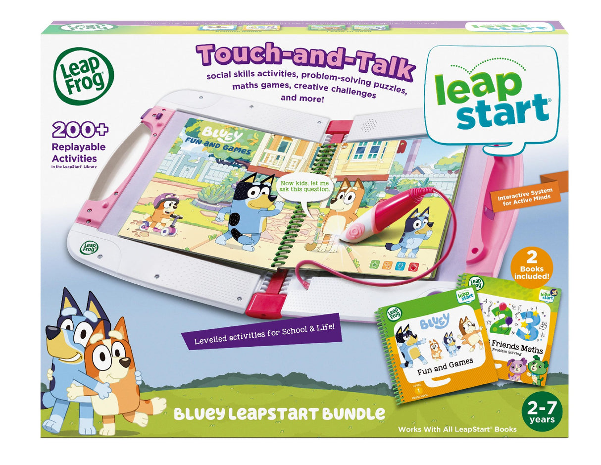 Leap Frog Bluey LeapStart Bundle Pink