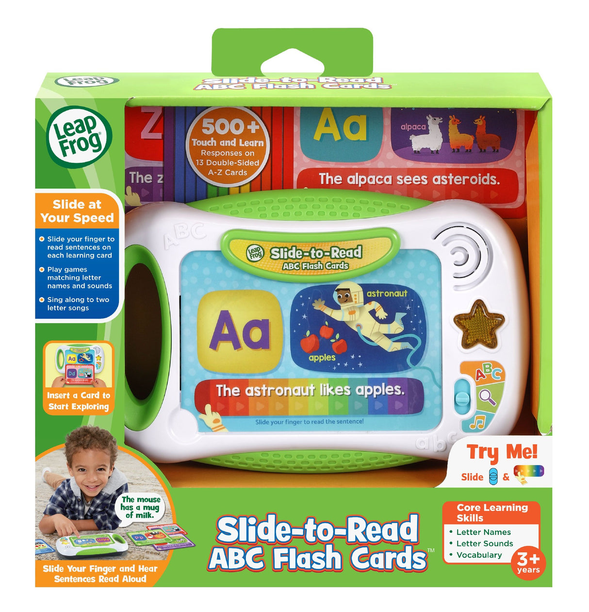 Leapfrog Slide To Read Abc Flashcards
