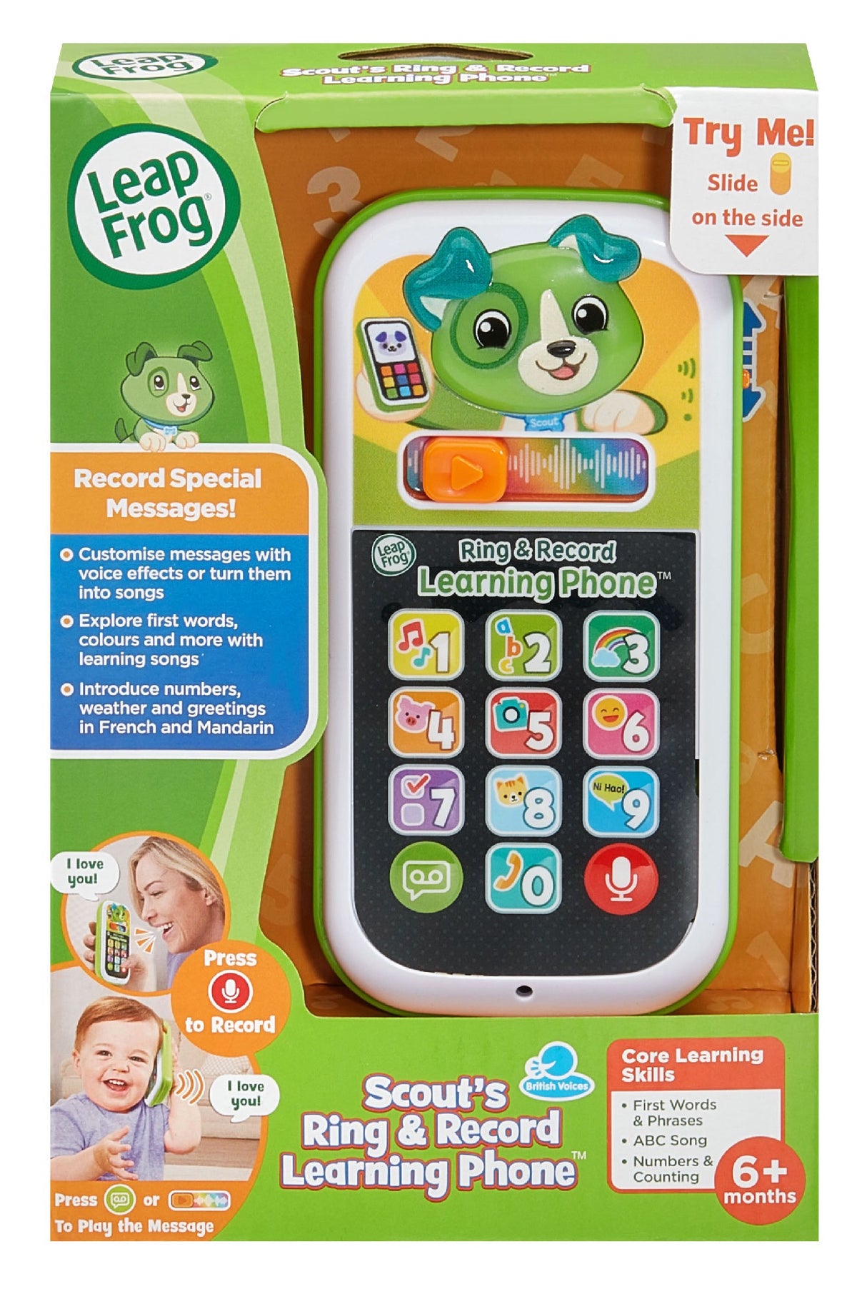 Leap Frog Scout's Ring & Record Learning Phone
