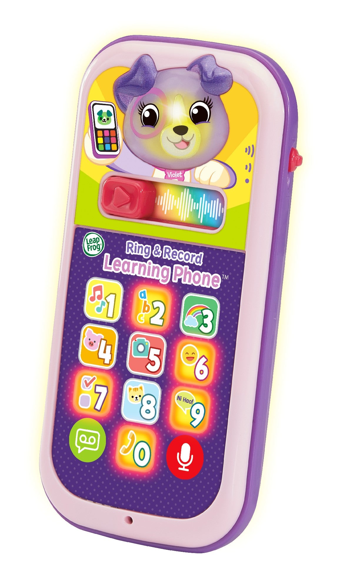 Leap Frog Violet's Ring & Record Learning Phone