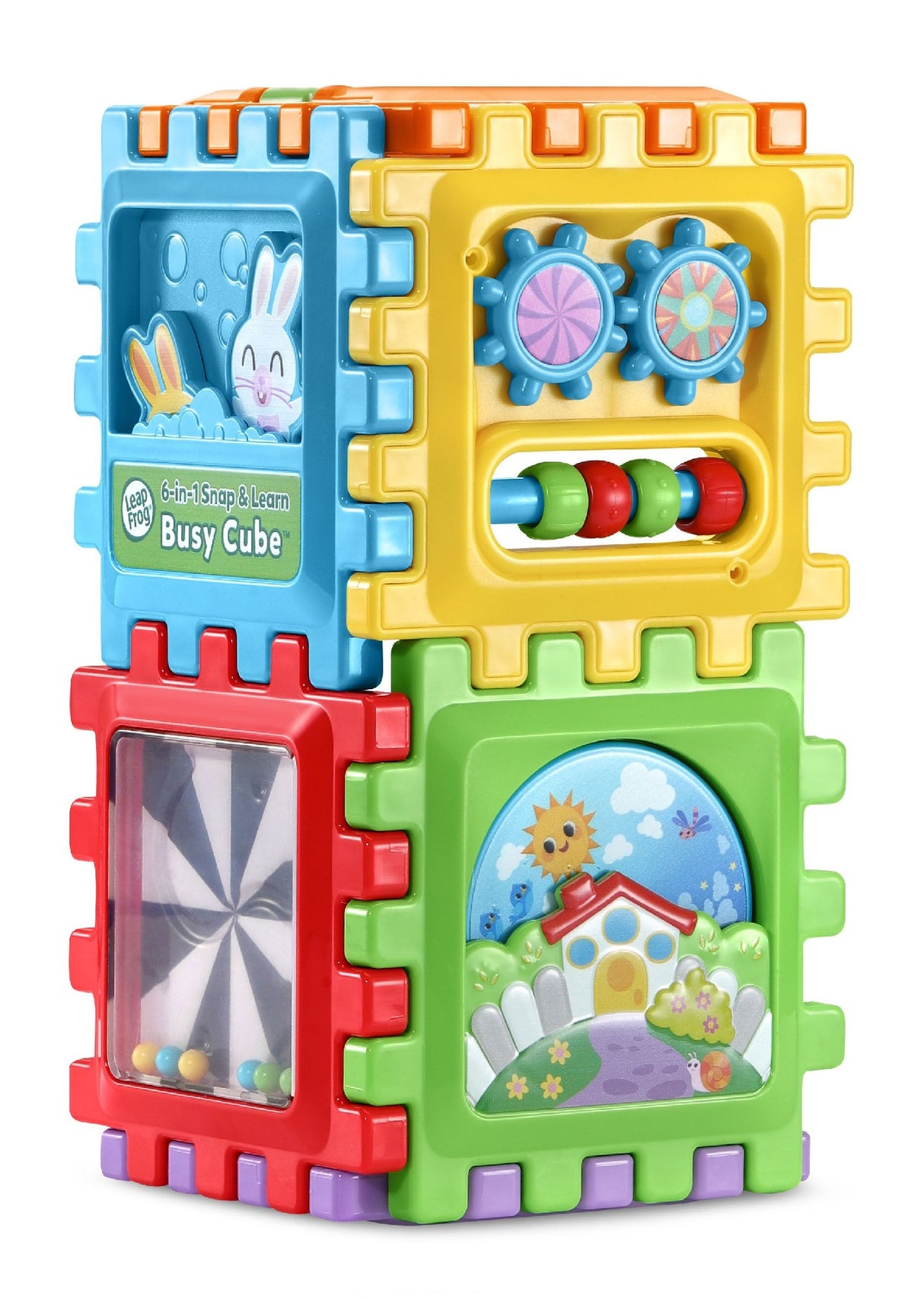 Leap Frog 6 In 1 Snap And Learn Busy Cube