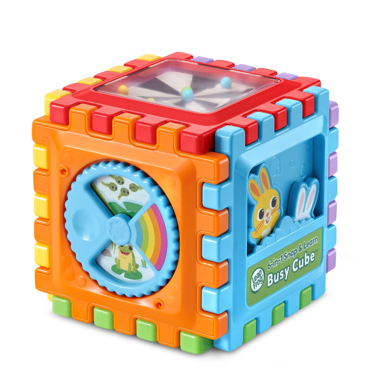 Leap Frog 6 In 1 Snap And Learn Busy Cube