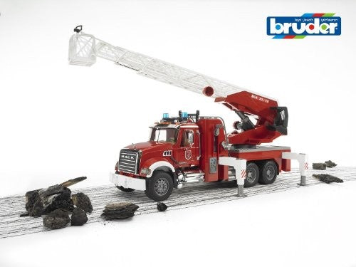 Bruder Mack Fire Engine W Ladd