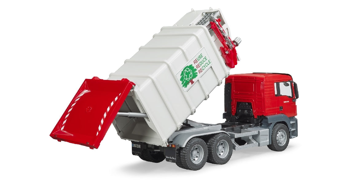 Bruder Man Tgs Side Loading Garbage Truck