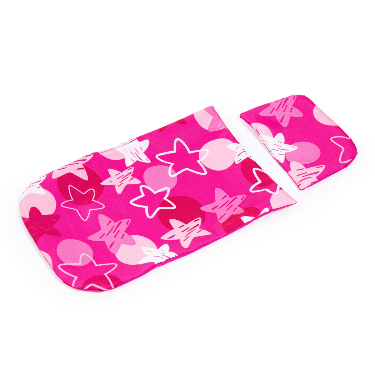 BAY COSY DOLL PRAM - CERISSE WITH STAR PATTERN