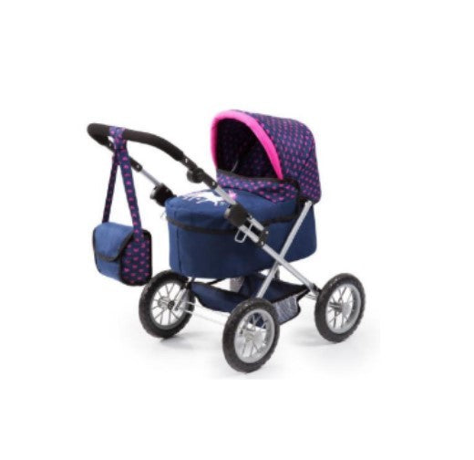 Bayer Trendy Doll Pram Blue/ Unicorn