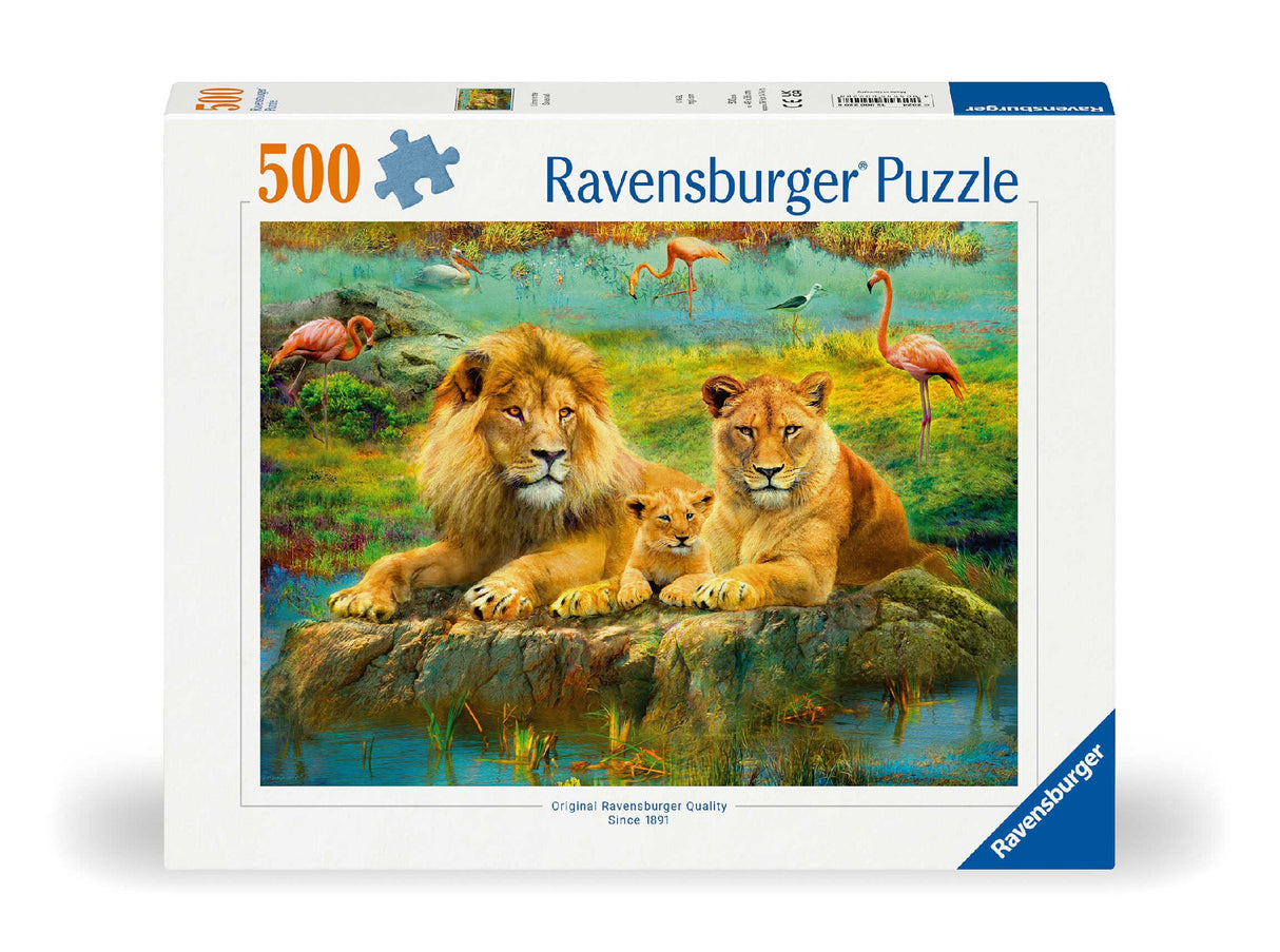 Ravensburger Lions In The Savannah Puzzle 500 Piece