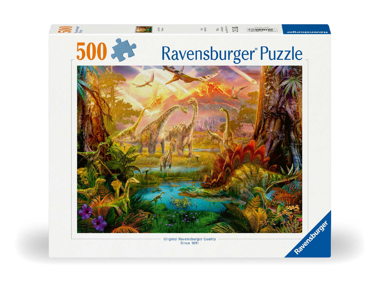 Ravensburger Land Of The Dinosaurs Puzzle 500 Piece
