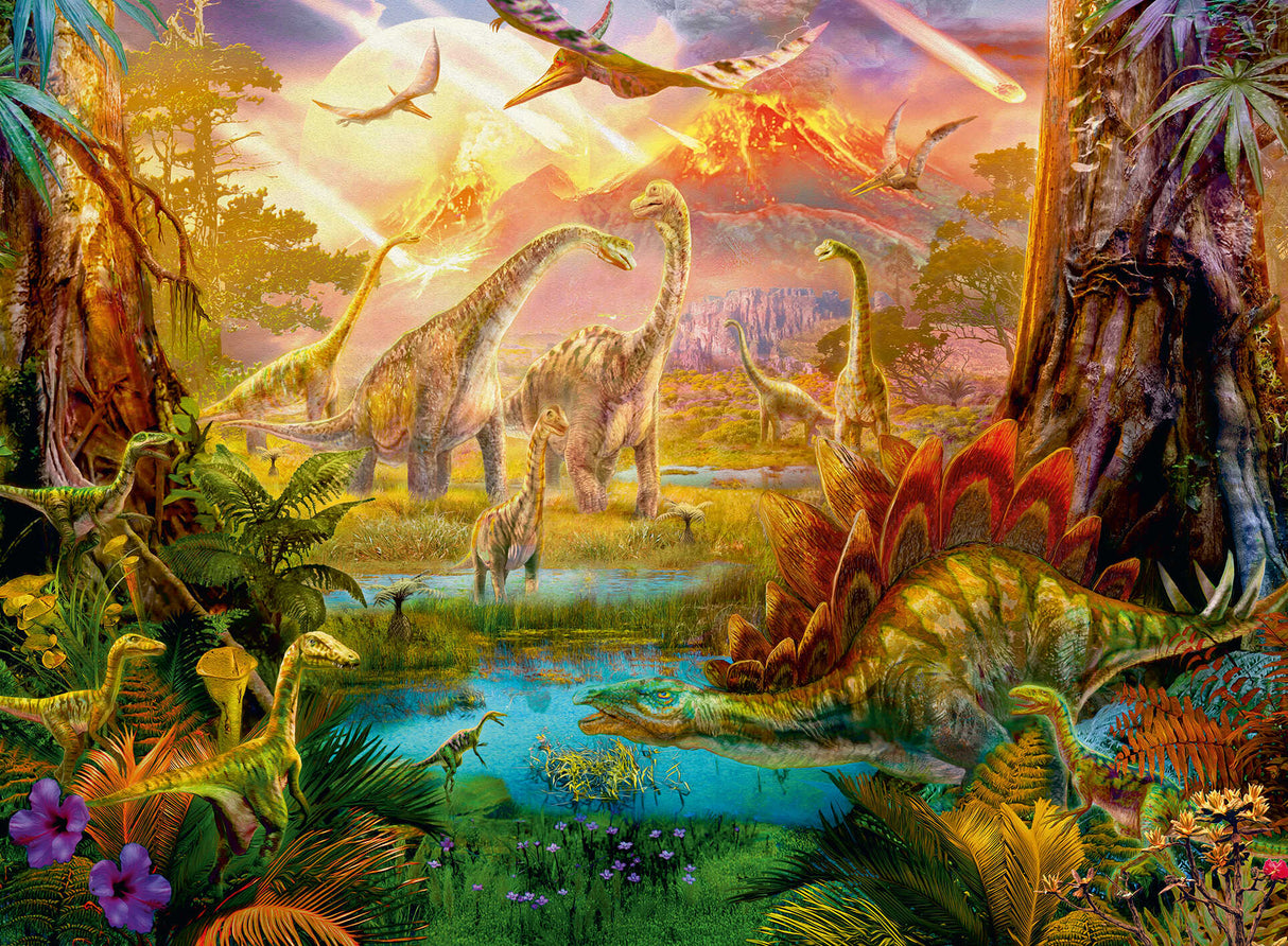 Ravensburger Land Of The Dinosaurs Puzzle 500 Piece