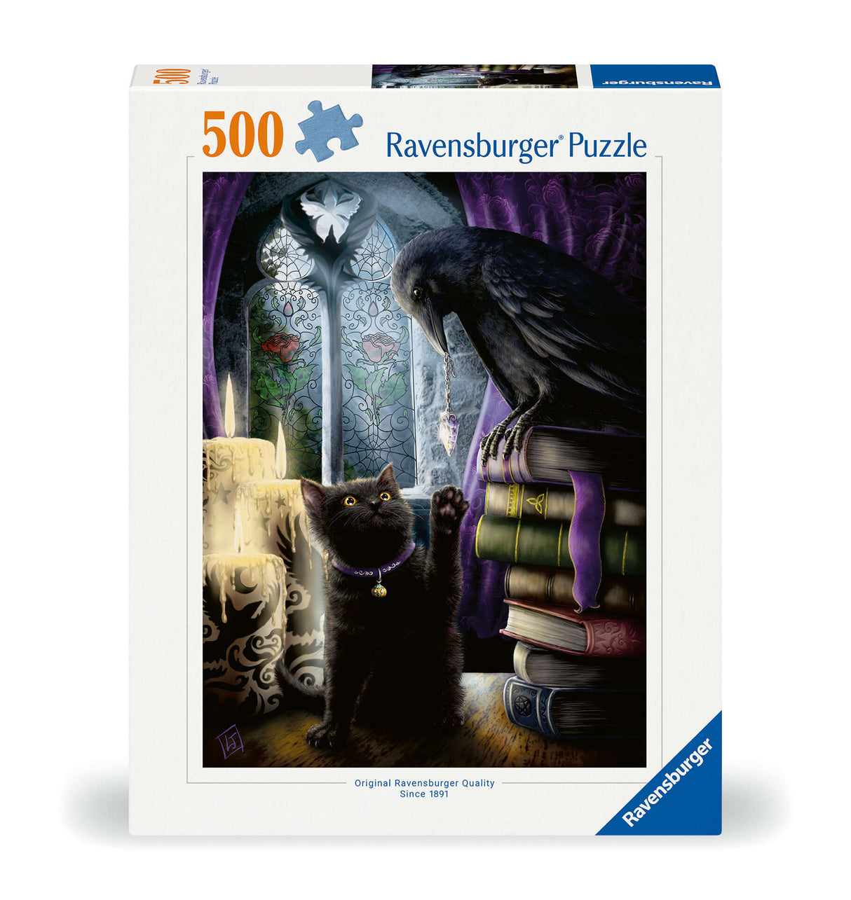 Ravensburger Black Cat And Raven 500 Piece