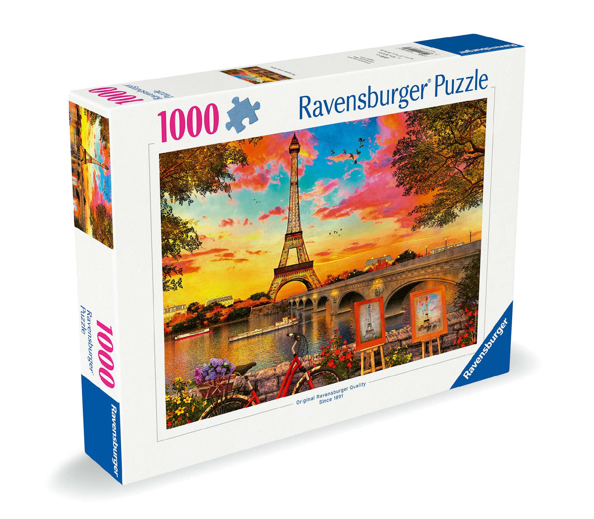 Ravensburger The Banks Of The Seine Puzzle 1000 Piece