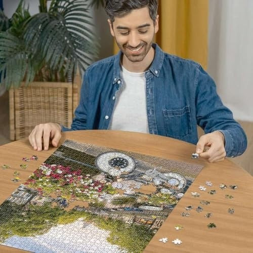 Ravensburger Bicycle And Flowers In Amsterdam  1000 Pieces