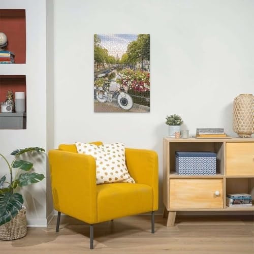 Ravensburger Bicycle And Flowers In Amsterdam  1000 Pieces