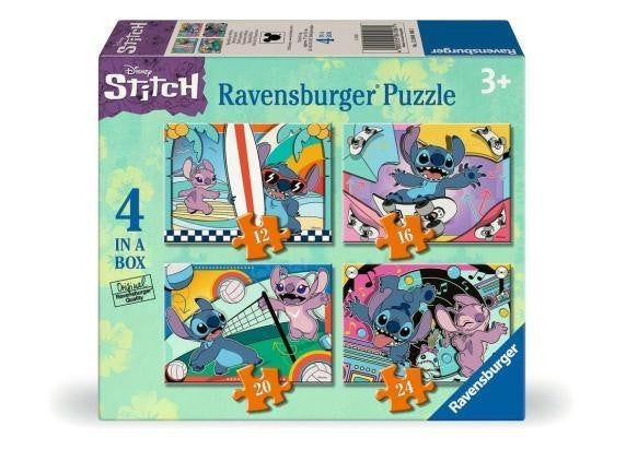 Ravensburger Disney Stitch 4 12/16/20/24 Piece