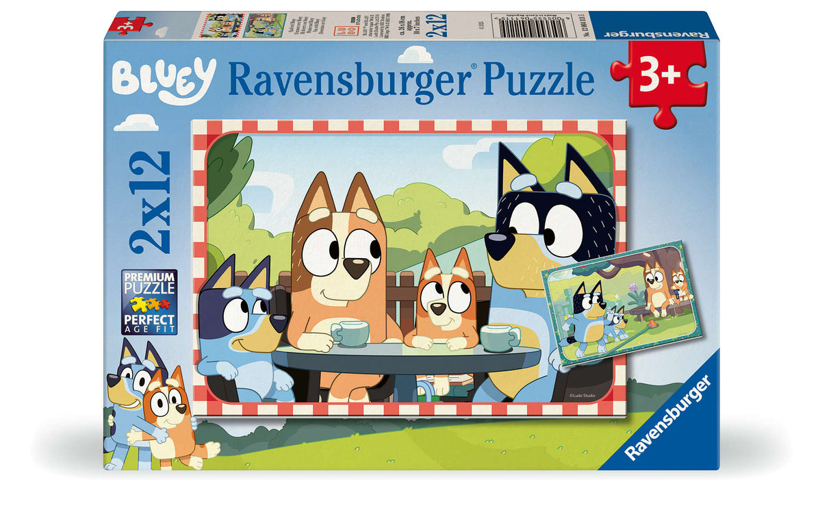 Ravensburger  Bluey 2x12 Piece