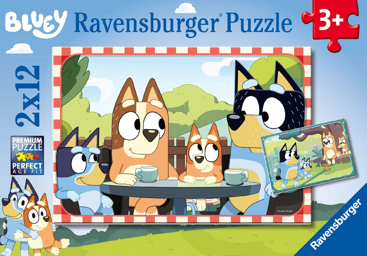Ravensburger  Bluey 2x12 Piece