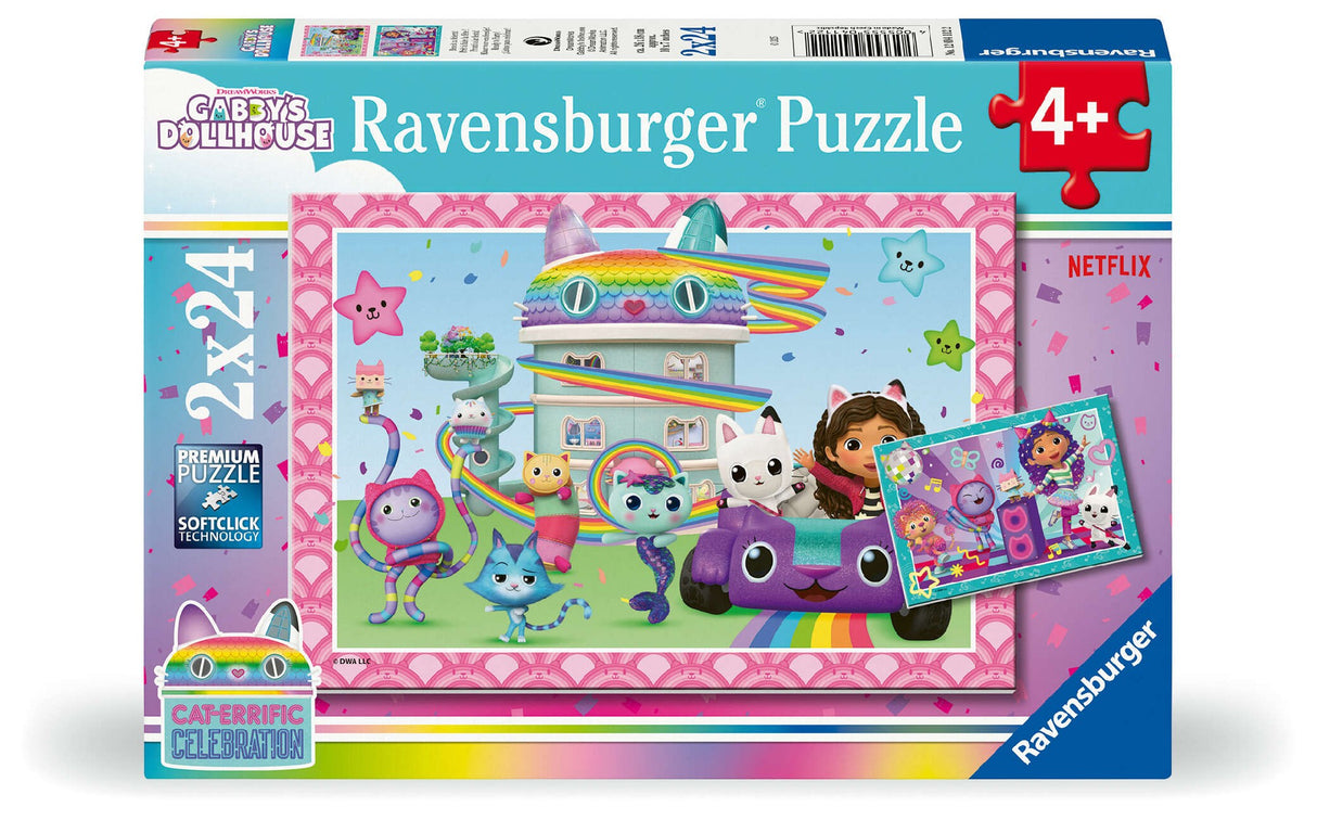 Ravensburger Gabby's Dollhouse 2x24 Piece