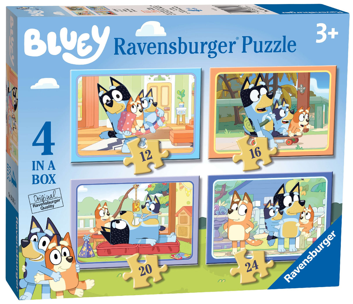 Bluey Jigsaw Puzzles - 12, 16, 20, 24 Pieces