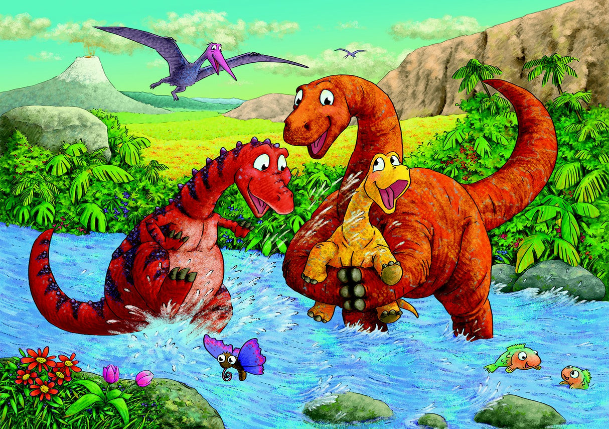 RBURG - DINOSAURS AT PLAY 2X24PC