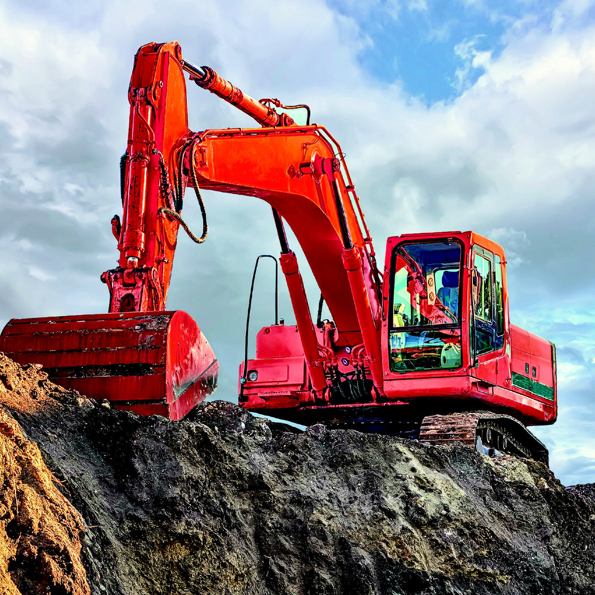 RBURG - DIGGER AT WORK! 3X49PC