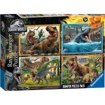 Ravensburger Puzzle 2D 4x100 Welcome to Jurassic World