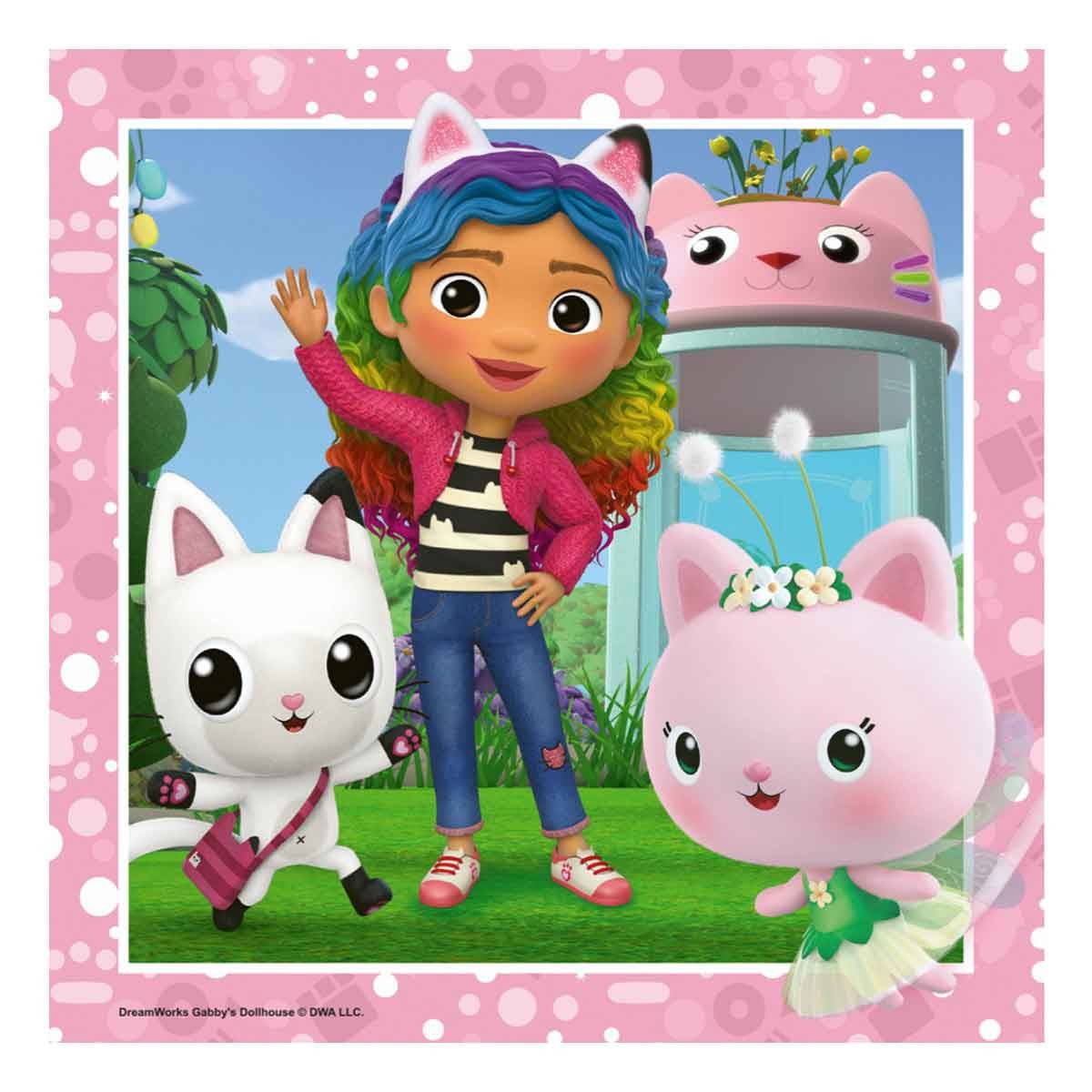 Ravensburger Gabby's Dollhouse Jigsaw Puzzles 3x 49 Pieces