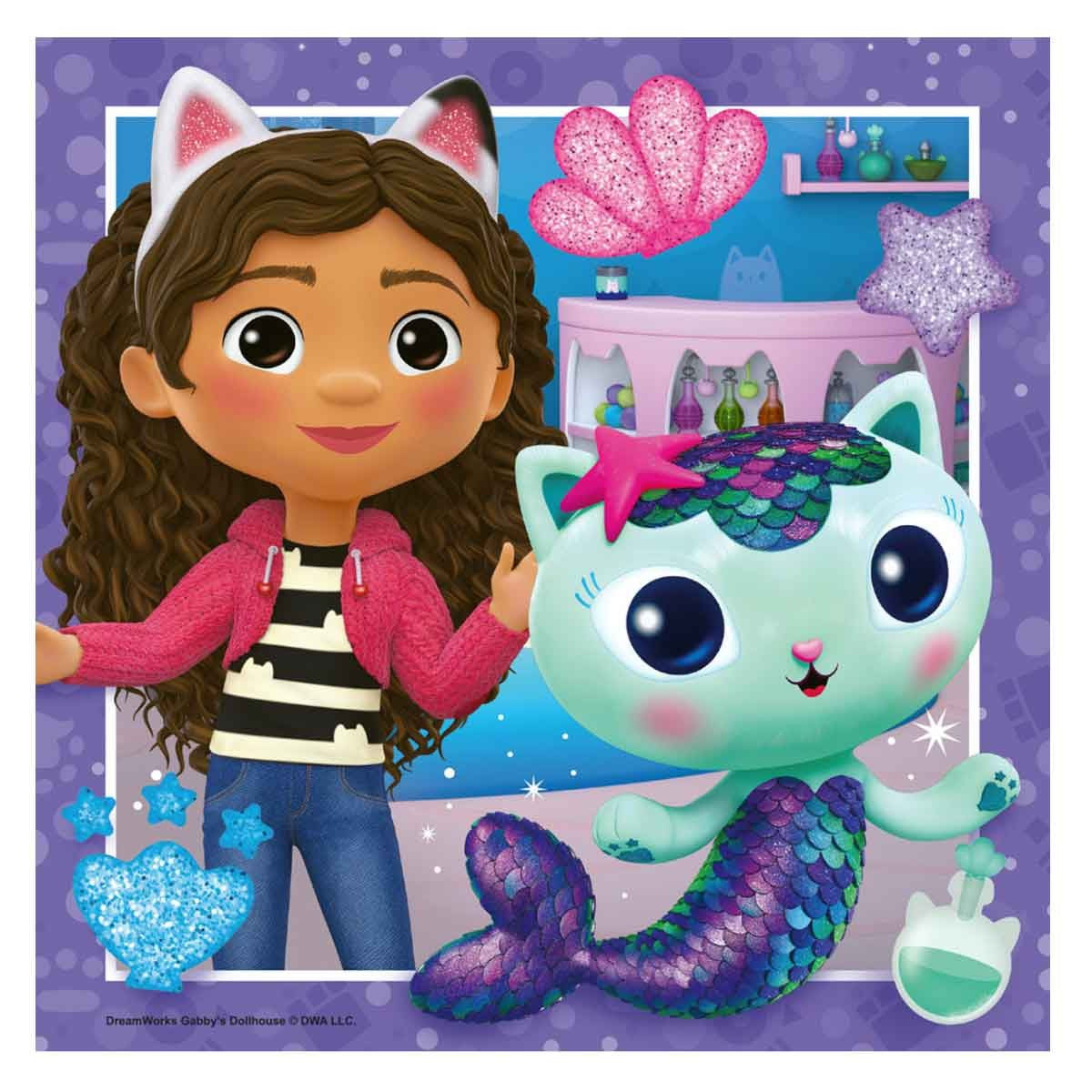 Ravensburger Gabby's Dollhouse Jigsaw Puzzles 3x 49 Pieces