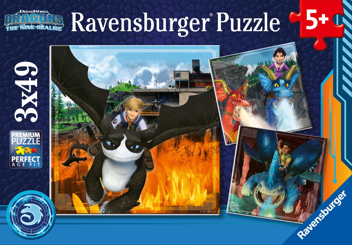 Ravensburger Dragons 3x49 Piece