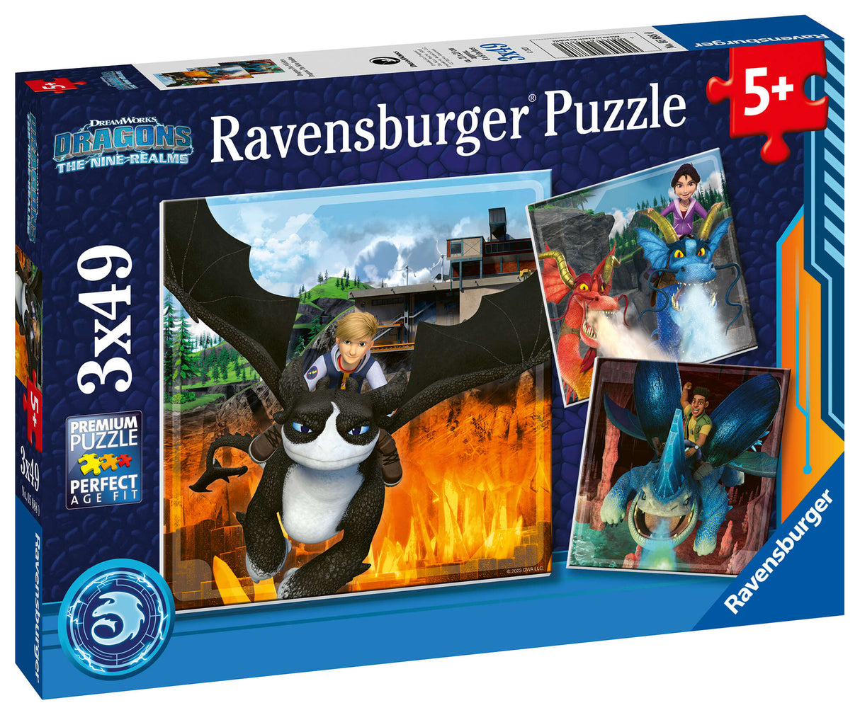 Ravensburger Dragons 3x49 Piece
