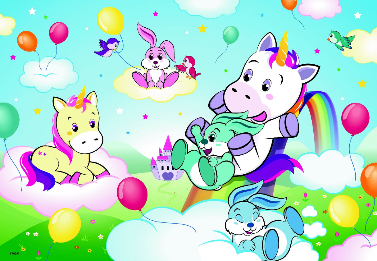 RBURG - FAIRYTALE UNICORN PUZZLE 2X24PC